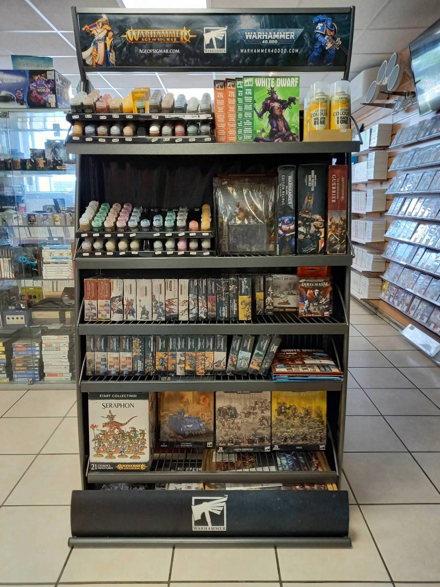 Retrouvez l'univers Games workshop dans votre boutique de jeux vidéos à pessac