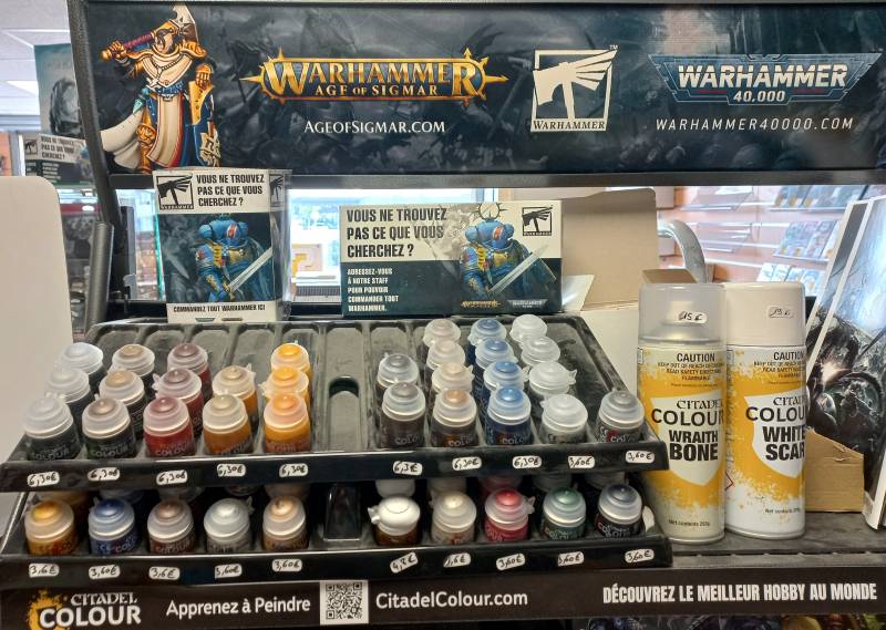 Warhammer à Pessac – Figurines, peintures, romans et remises jusqu'à -25 %