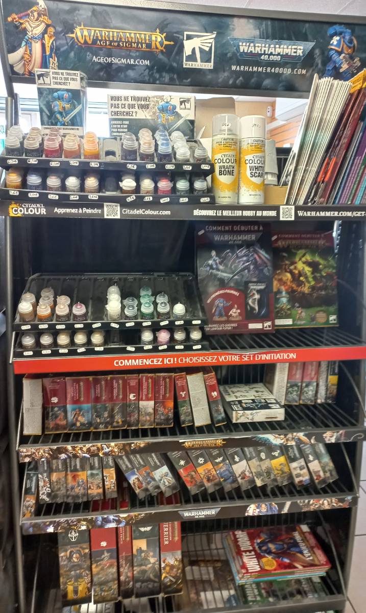 Warhammer à Pessac Bordeaux– Figurines, peintures, romans et remises jusqu'à -25 %
